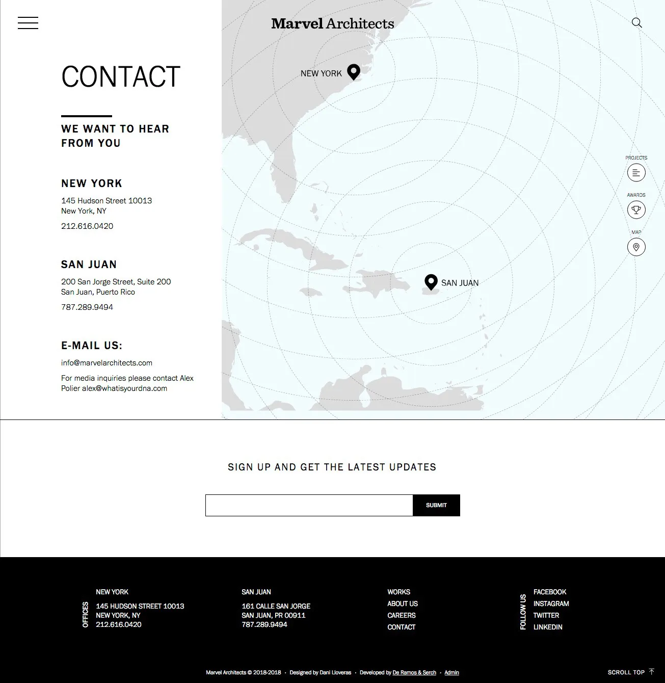 Marvel Architects - Custom intranet for an architecture firm