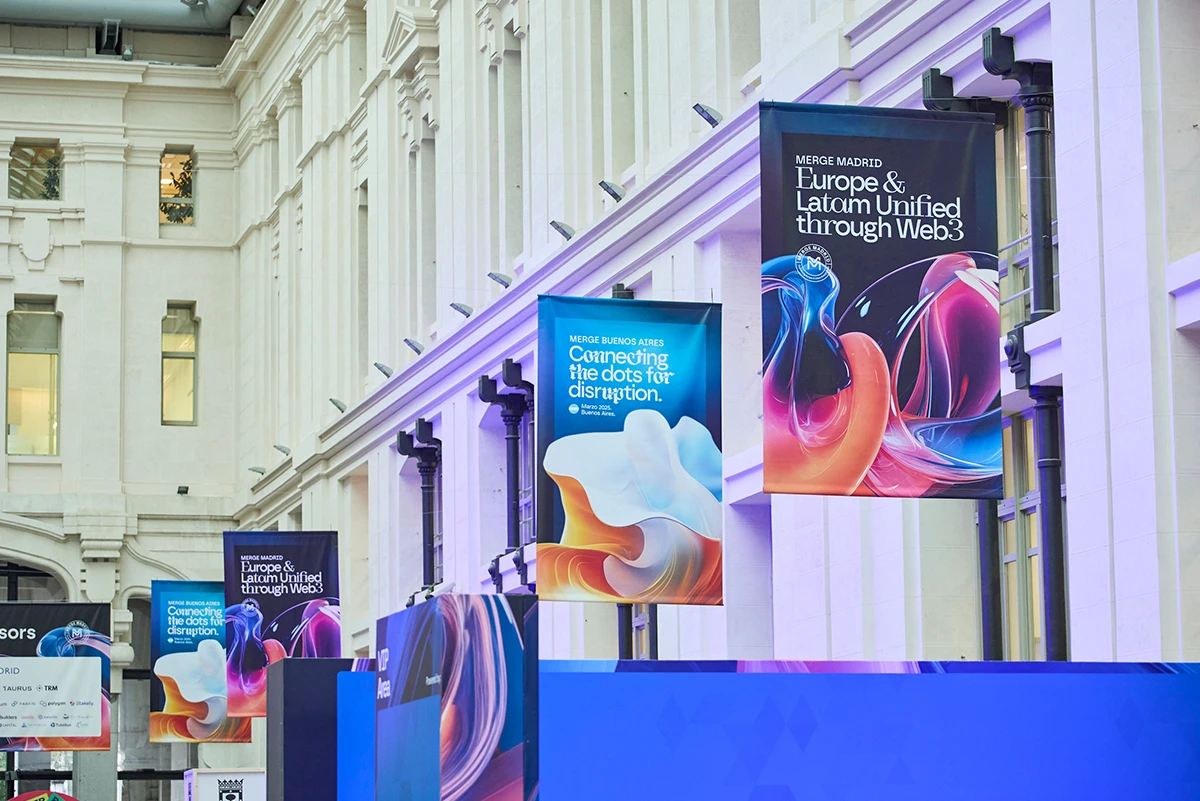 MERGE Madrid - Branding for a Web3 and Blockchain convention