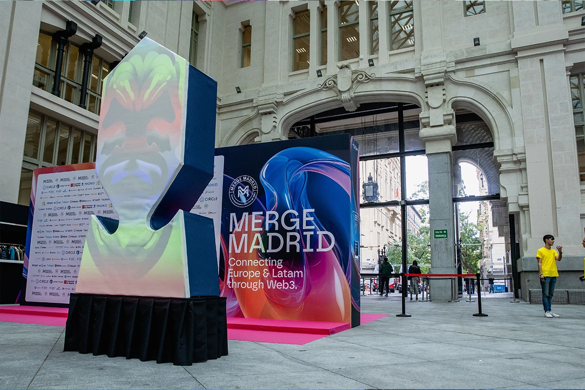 MERGE Madrid - Branding for a Web3 and Blockchain convention