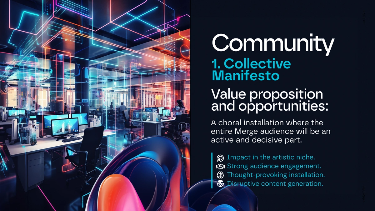 MERGE Madrid - Branding for a Web3 and Blockchain convention