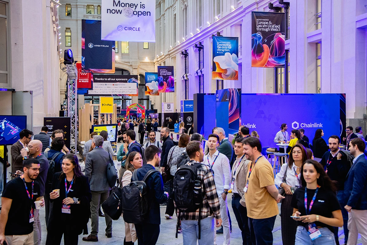 MERGE Madrid - Branding for a Web3 and Blockchain convention